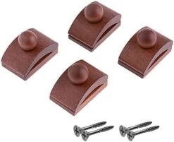 Classy Clamps Wooden Quilt Wall Hangers – 4 Small Clips (Black) And Screws For Wall Hangings - Tapestry Hangers/Quilt Hangers For Wall Hangings - Quilt Clips/Wall Clips For Hanging/Quilt Racks -Best Furniture Store 41auHvb6GML. AC