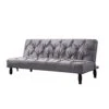 AC Pacific Campbell Grey Futon Sofabed