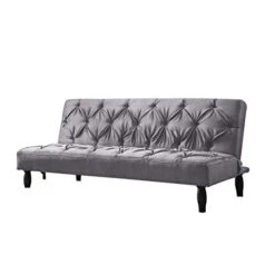 AC Pacific Campbell Grey Futon Sofabed