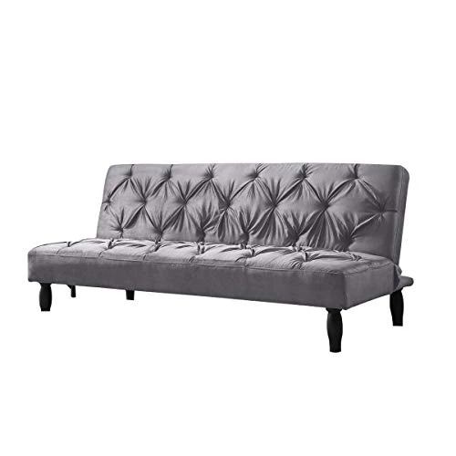 AC Pacific Campbell Grey Futon Sofabed 1 AC Pacific Campbell Grey Futon Sofabed