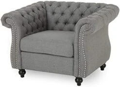 Christopher Knight Home 310365 Living Room Chairs, Dark Gray + Dark Brown -Best Furniture Store 41baoTAZijL. AC