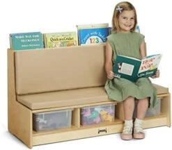 Jonti-Craft Literacy Couch, Blue -Best Furniture Store 41c6zB tNvL. AC
