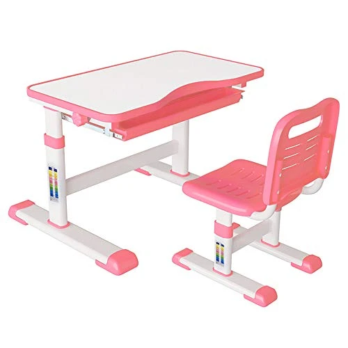 Kids Desk And Chair Set, FOME Height Adjustable Children Writing Table Student Study Table With Chair Children School Workstation Student Desk For Kids Pull Out Drawer Storage 1 Kids Desk And Chair Set, FOME Height Adjustable Children Writing Table Student Study Table With Chair Children School Workstation Student Desk For Kids Pull Out Drawer Storage