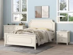 Harper & Bright Designs 3 Pieces Bedroom Sets,Bedroom Furniture Set With Full Size Platform Bed,Nightstand And Wardrobe For Kids Boys Girls(Pink+White) 21 Harper & Bright Designs 3 Pieces Bedroom Sets,Bedroom Furniture Set With Full Size Platform Bed,Nightstand And Wardrobe For Kids Boys Girls(Pink+White) -Best Furniture Store 41cNqF5HUtL. AC