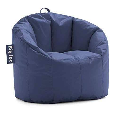 Big Joe Milano Bean Bag Chair, Navy Smartmax, 2.5ft 1 Big Joe Milano Bean Bag Chair, Navy Smartmax, 2.5ft
