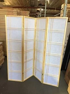Double Cross Room Divider 3 To 10 Panel (White, 4) -Best Furniture Store 41cWxE2266L. AC