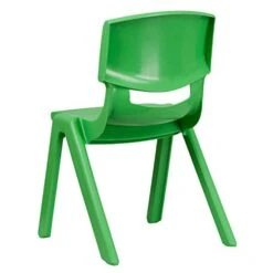 Flash Furniture Whitney 2 Pack Green Plastic Stackable School Chair With 15.5" Seat Height -Best Furniture Store 41d4qtgKrIL