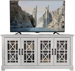 Galano Isadora Wide Accent Sideboard - Storage Cabinet With Doors And Shelves - Free Standing Sideboard - Sideboard Storage Cabinet For Living Room - Easy Assembly - Dusty Grey Oak -Best Furniture Store 41d6OU6UFsL. AC