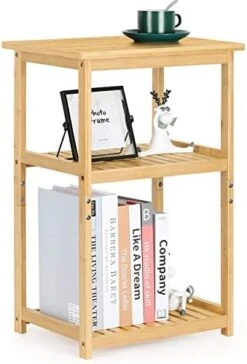 Smusei End Tables Living Room Small Nightstand Wood Side Table For Bedside Sofa Office Bedroom Guest Room, Farmhouse Bamboo 10 Smusei End Tables Living Room Small Nightstand Wood Side Table For Bedside Sofa Office Bedroom Guest Room, Farmhouse Bamboo -Best Furniture Store 41d7dP2odL. AC