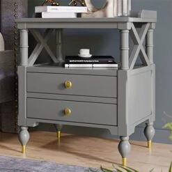 IRDFWH Nightstand For Small Spaces Bedroom Contemporary 2 Drawer 9 IRDFWH Nightstand For Small Spaces Bedroom Contemporary 2 Drawer -Best Furniture Store 41dD6BmOkNL