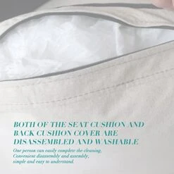 Harper & Bright Designs 3-Piece Living Room Storage Sofa Set With 3-Seat Couch, Loveseat And Single Armchair, Silver Nailhead Trim/Hidden Storage Space Under Seat/Classical Wooden Legs/Beige Fabric -Best Furniture Store 41dJVIQ9MAL