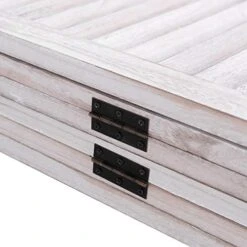 6 Panel Wood Room Divider, 5.6 Ft Tall Oriental Folding Freestanding Partition Privicy Room Dividers Screen For Home, Office, Restaurant, Bedroom (White) -Best Furniture Store 41dijF0fRjL