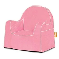 P'kolino Little Reader With White Piping, Solid Pink