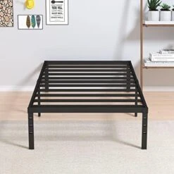 14 Inch Bed Frame Queen Size No Box Spring Needed, Heavy Duty Queen Platform Metal Bed Frame Support Up To 3000 Lbs, Easy Assembly, Noise Free, Black -Best Furniture Store 41eP9c3RGZL. AC 1