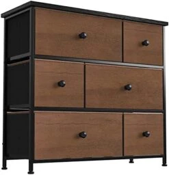 6 Drawer Dresser For Bedroom Chest Of Drawers Closets Storage Units Organizer Tower Steel Frame Wooden Top Living Room Entryway Office (Black Grey) YLZ6B4 20 6 Drawer Dresser For Bedroom Chest Of Drawers Closets Storage Units Organizer Tower Steel Frame Wooden Top Living Room Entryway Office (Black Grey) YLZ6B4 -Best Furniture Store 41edvtmEA4L. AC