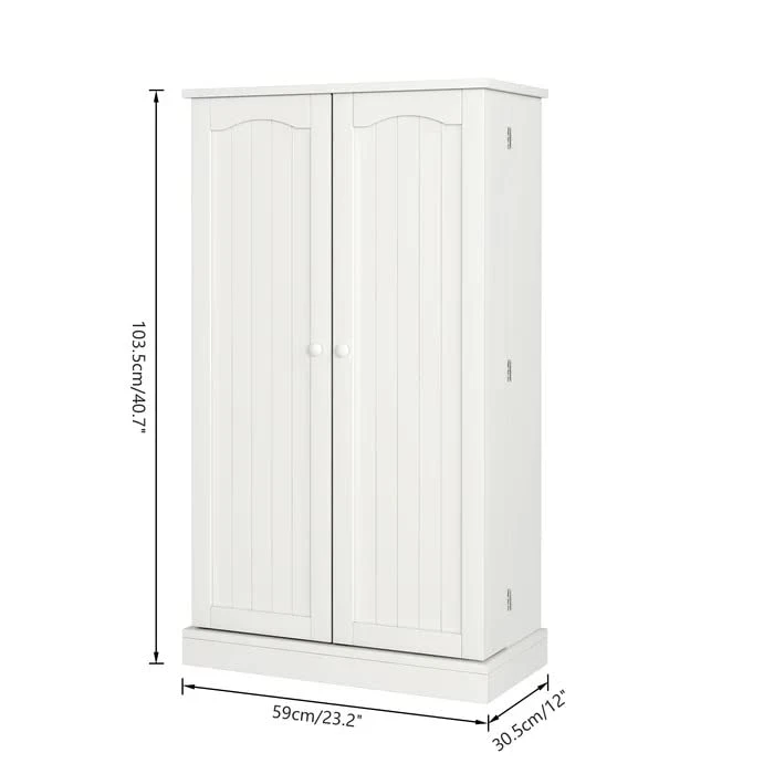 GENERIC Kitchen Storage Pantry Cabinet (White) 3 GENERIC Kitchen Storage Pantry Cabinet (White) - Image 3