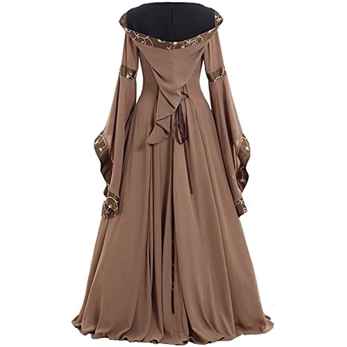 JEGULV Womens Fancy Gowns Renaissance Medieval Costume Irish Long Over Dress Victorian Vintage Halloween Ball Gown Dress 3 JEGULV Womens Fancy Gowns Renaissance Medieval Costume Irish Long Over Dress Victorian Vintage Halloween Ball Gown Dress - Image 3