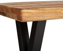 Signature Design By Ashley Wesling Urban Rectangular Sofa Table With Mango Wood Top, Light Brown & Black 5 Signature Design By Ashley Wesling Urban Rectangular Sofa Table With Mango Wood Top, Light Brown & Black -Best Furniture Store 41fKsY5G8nL