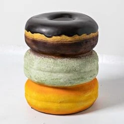 QQXX Simulated Food Footrest Stool, Resin Cartoon Garden Ottoman Foot Stool, Lightweight Creative Modern Accent Stool For Home Dining Room Decor (30x37cm(11.8x14.6), Ice Cream) -Best Furniture Store 41feh g2NJL. AC