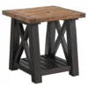 Martin Svensson Home, End Table, Black Stain And Natural