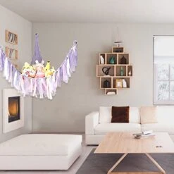 Toy Hammock For Stuffed Animals, Stuffed Animal Toy Storage Hammock Corner Hanging Net Decor For Nursery Playroom Bedroom Kids Room ​ -Best Furniture Store 41g4GYCDbEL