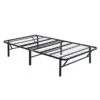 14 Inch Dura Metal Comfort Base, Platform Bed Frame,Steel Slat Support, Twin, Black