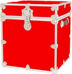 Be Armor Trunk, College, Home & Storage 18"x18"x20" (White) -Best Furniture Store 41gM6F4XcYS. AC