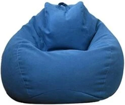 WAQIA Stuffed Animal Storage Bean Bag Chair Cover (No Filler) - Stuffable Zipper Beanbag Cover-Cotton Linen Memory Foam Beanbag Replacement Cover For Adults And Kids Without Filling -Best Furniture Store 41gyeRQXW1L. AC