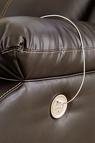 Signature Design By Ashley Denoron Sofas, Dark Brown 4 Signature Design By Ashley Denoron Sofas, Dark Brown - Image 4