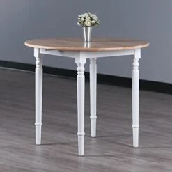 Winsome Sorella Dining, 30 H, Natural/White -Best Furniture Store 41hRaWvFemL