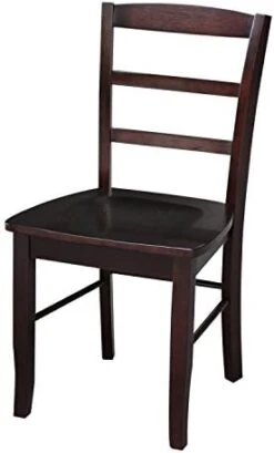 International Concepts Set Of Two Madrid Chairs, Wood, Unfinished -Best Furniture Store 41hSvSNmtL. AC