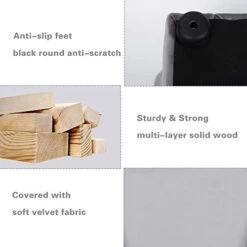 Bonrcea Kids Armchair,Sofa Chair,Toddler Couch Chair, Upholstered Chair With Ottoman (Grey) 11 Bonrcea Kids Armchair,Sofa Chair,Toddler Couch Chair, Upholstered Chair With Ottoman (Grey) -Best Furniture Store 41hjfa13W8L