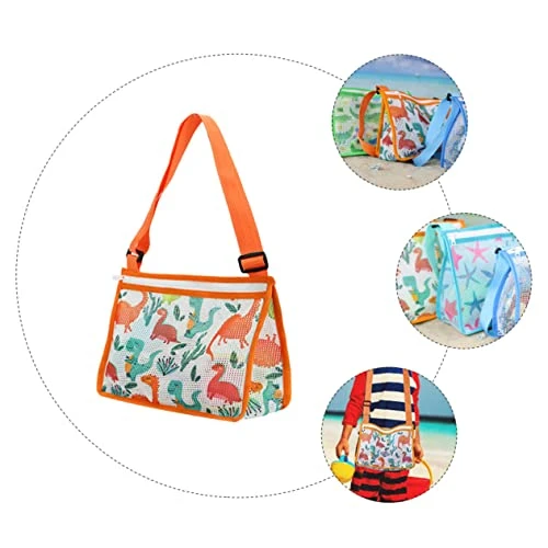 Totority Beach Bag Zipper Storage Bags Kids Storage Organizer Kids Beach Bag Pool Toy Bag Quick Dry Net Tote Bag For Picking Up Shells Adorable Mesh Bag Cartoon Printed Beach Bag Necessity 2 Totority Beach Bag Zipper Storage Bags Kids Storage Organizer Kids Beach Bag Pool Toy Bag Quick Dry Net Tote Bag For Picking Up Shells Adorable Mesh Bag Cartoon Printed Beach Bag Necessity - Image 2