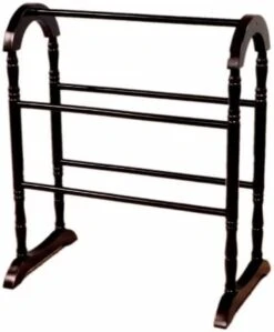 Home Furnishing Quilt Rack, Dark Cherry -Best Furniture Store 41iZ5fsPIIL. AC