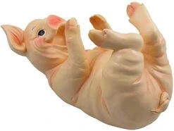 Drinking Pig Wine Bottle Holder Sculpture For Country Farm Bar And Kitchen Decor Tabletop Wine Stands & Racks And Decorative Collectible Statue Gifts For Farmers -Best Furniture Store 41jB9t3WkmL