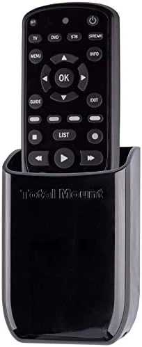 TotalMount Hole-Free Remote Holder – Eliminates Need To Drill Holes In Your Wall (Black Remote Control Holder, Quantity 1) 5 TotalMount Hole-Free Remote Holder – Eliminates Need To Drill Holes In Your Wall (Black Remote Control Holder, Quantity 1) - Image 5