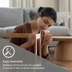 Furniture Sophia Vanity Stool, Linen Gray -Best Furniture Store 41jtKlP33EL 1