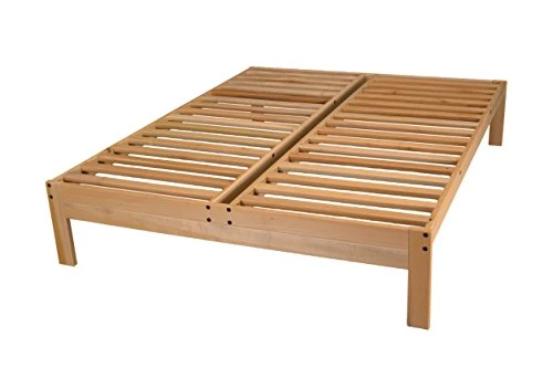 Nomad Platform Natural Poplar Bed - Queen 1 Nomad Platform Natural Poplar Bed - Queen
