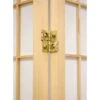 Oriental Furniture Shoji Screen Hinges - Gold (Set Of 4)