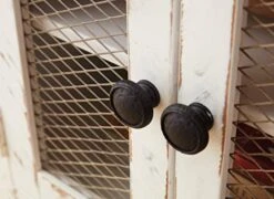 Signature Design By Ashley Wystfield Farmhouse End Table With Storage, Distressed White & Brown Finish -Best Furniture Store 41klrGQgTVL