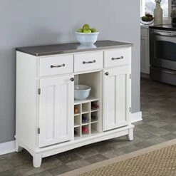 Homestyles Server Sideboards-buffets-credenzas, White