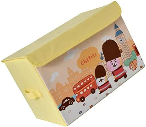 Homoyoyo 1pc Toy Storage Box Toy Box With Lid Storage Bins For Clothes Kids Storage Organizer For Toys Desk Organizer Basket Fabric Toy Bin Cube Storage Bins Fabric Toy Box Children Toy Box 5 Homoyoyo 1pc Toy Storage Box Toy Box With Lid Storage Bins For Clothes Kids Storage Organizer For Toys Desk Organizer Basket Fabric Toy Bin Cube Storage Bins Fabric Toy Box Children Toy Box - Image 5