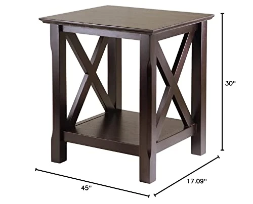 Winsome 40445 Wood Xola Occasional Table, Cappuccino Product In Inches (L X W X H): 45.0 X 15.98 X 30.0 3 Winsome 40445 Wood Xola Occasional Table, Cappuccino Product In Inches (L X W X H): 45.0 X 15.98 X 30.0 - Image 3
