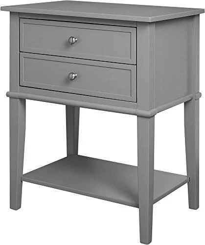 Ameriwood Home Franklin Accent Table 2 Drawers, Black 9 Ameriwood Home Franklin Accent Table 2 Drawers, Black - Image 9