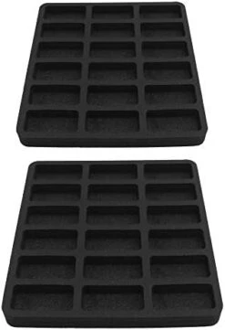 Polar Whale 4 Toy Car Drawer Organizers Washable For Home Bedroom Playroom Compatible With Hot Wheels And Matchbox Cars 10.9 X 11.6 X 1 Inches Black Foam 18 Compartments 16 Polar Whale 4 Toy Car Drawer Organizers Washable For Home Bedroom Playroom Compatible With Hot Wheels And Matchbox Cars 10.9 X 11.6 X 1 Inches Black Foam 18 Compartments -Best Furniture Store 41nCKXIOoL. AC