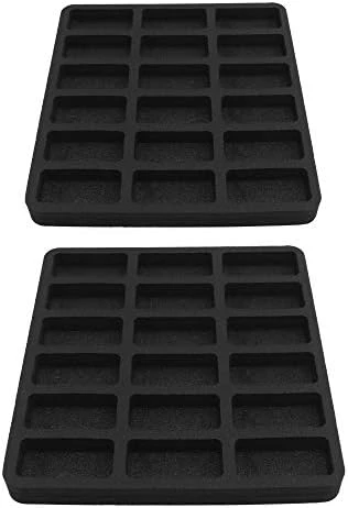 Polar Whale 4 Toy Car Drawer Organizers Washable For Home Bedroom Playroom Compatible With Hot Wheels And Matchbox Cars 10.9 X 11.6 X 1 Inches Black Foam 18 Compartments 7 Polar Whale 4 Toy Car Drawer Organizers Washable For Home Bedroom Playroom Compatible With Hot Wheels And Matchbox Cars 10.9 X 11.6 X 1 Inches Black Foam 18 Compartments - Image 7