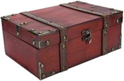 Treasure Chest Locking Treasure Chest Vintage Wooden Storage Box Decorative Treasure Jewelry Chest With Lock Home Decoration(6282 2301Gk10 Rouge Verrou) (6282-2301GK10-Retro Desktop Storage) 14 Treasure Chest Locking Treasure Chest Vintage Wooden Storage Box Decorative Treasure Jewelry Chest With Lock Home Decoration(6282 2301Gk10 Rouge Verrou) (6282-2301GK10-Retro Desktop Storage) -Best Furniture Store 41nQQYDeCwL. AC