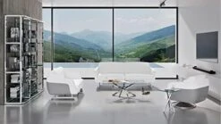 Zuri Furniture Modern Armondo Loveseat In Black Microfiber And Genuine Leather -Best Furniture Store 41o8PEBVYvL. AC