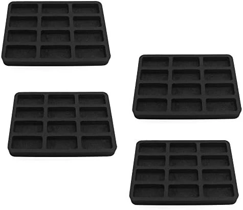 Polar Whale 4 Toy Car Drawer Organizers Washable For Home Bedroom Playroom Compatible With Hot Wheels And Matchbox Cars 10.9 X 11.6 X 1 Inches Black Foam 18 Compartments 4 Polar Whale 4 Toy Car Drawer Organizers Washable For Home Bedroom Playroom Compatible With Hot Wheels And Matchbox Cars 10.9 X 11.6 X 1 Inches Black Foam 18 Compartments - Image 4