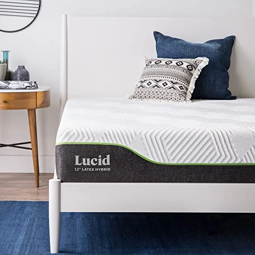 Ucid 12 Inch Latex Hybrid Mattress – Gel Memory Foam – Responsive Latex – Steel Coils - Medium Feel – Latex Foam Mattress 1 Ucid 12 Inch Latex Hybrid Mattress – Gel Memory Foam – Responsive Latex – Steel Coils - Medium Feel – Latex Foam Mattress